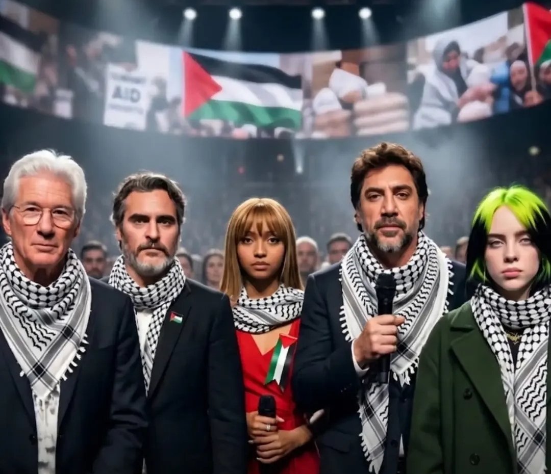 maryamalaraqi98's tweet photo. حفل خيري لندني ماجنستيك “معاً من أجل فلسطين” الذي شهد مشاركة نجوم بارزين جمع أكثر من 1.5 مليون جنيه إسترليني لدعم الجهود الإنسانية الفلسطينية.

أُقيم في ويمبلي وشارك فيه أكثر من 150 شخصية من الفنانين بما في ذلك ريتشارد جير و كامبرباتش وريز أحمد وفلورنس بو وإريك كانتونا و لينوكس. https://t.co/Z4NVkUwY4P