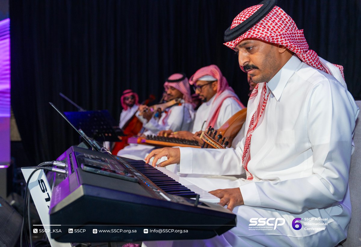 SSCP_KSA's tweet photo. A Memorable Performance ✨🎶

A live performance that added a unique touch and a special moment to the day.

#SSCP26 | #ClinicalPharmacy | #LimitlessInsights https://t.co/eg5oJkyC4v