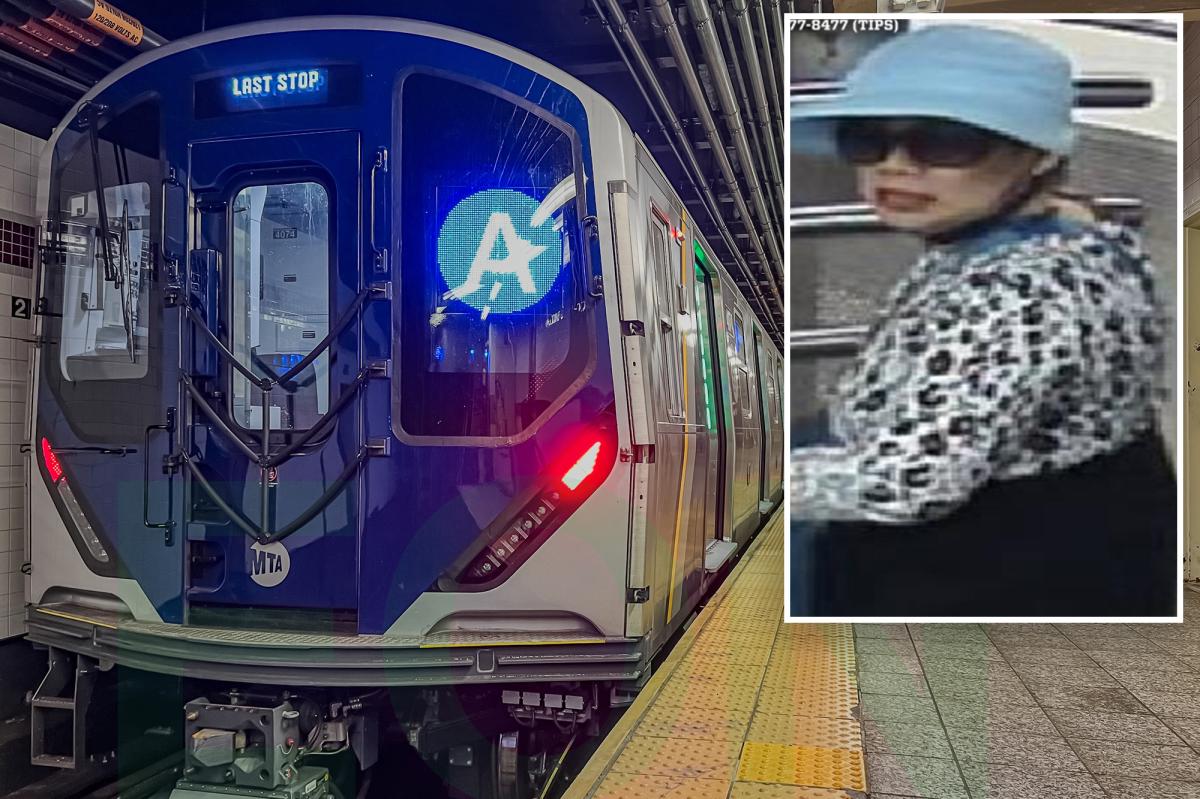 nypost's tweet photo. Sunglasses-wearing woman in bucket hat tries to kidnap girl, 6, in disturbing encounter at NYC subway station: cops, sources https://t.co/HQgFvViez7 https://t.co/yotUdqUzAs