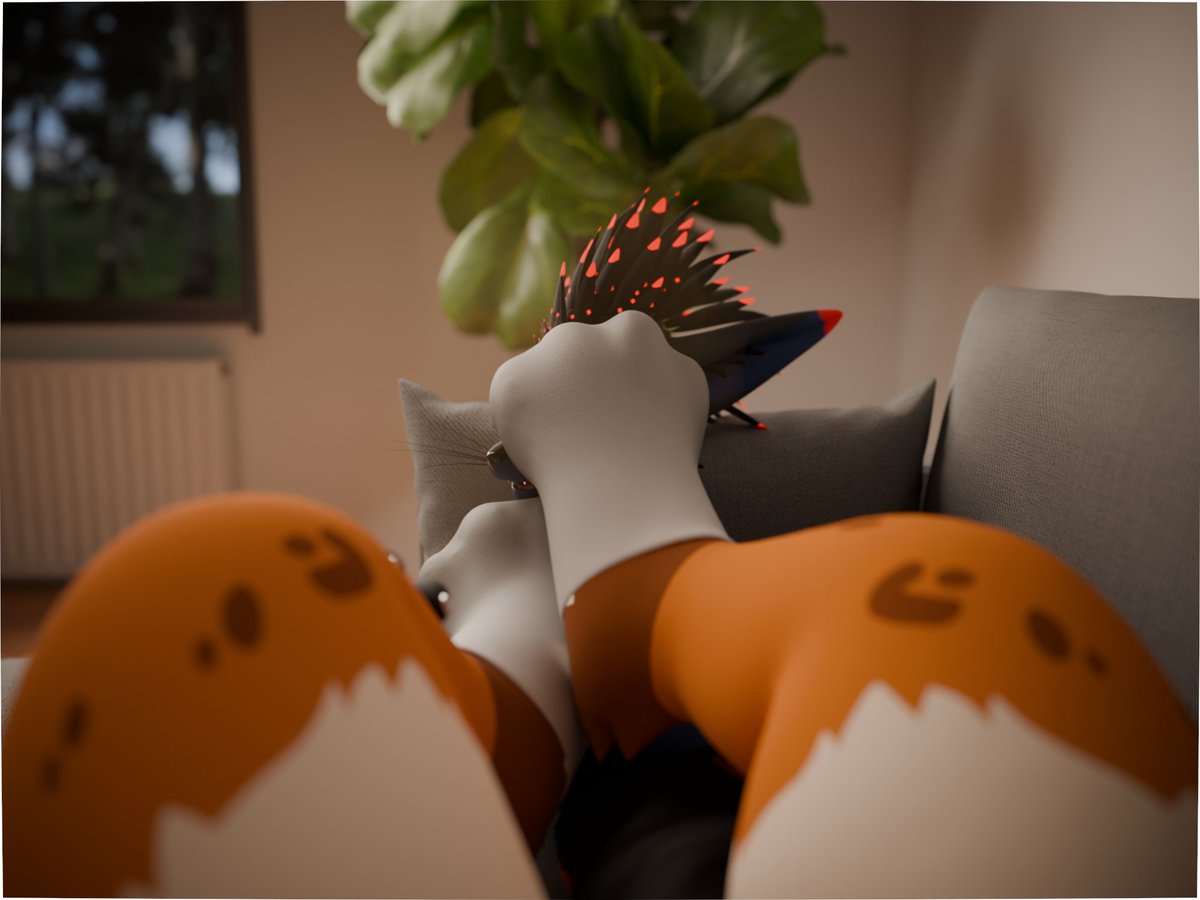 solwer_ad's tweet photo. Giving in to those soft cat socks...
I never stood a chance~
feat. @CashCatXavier https://t.co/uUXfAaIoIa