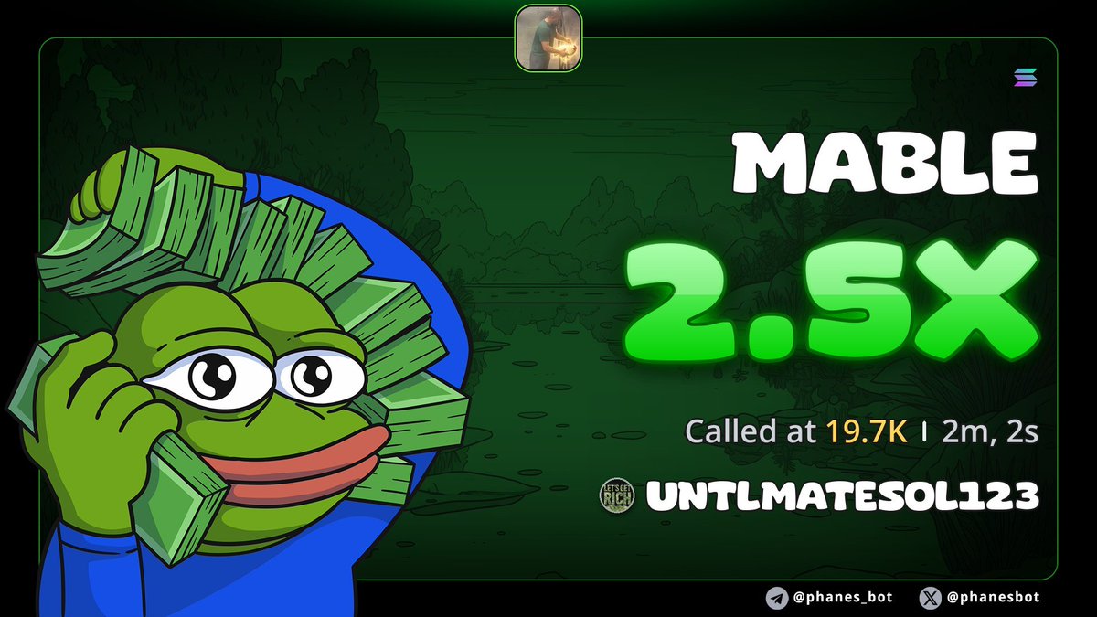 Untlmates's tweet photo. Aggressive 2x up on $MABLE 🤩🤩
To the moon we go guys 🚀🚀💥

Big green candles 🤑🤑
Dm: https://t.co/g2HE6vxYEe let’s multiply those bags 💰💰 https://t.co/5MLRsUM5kP