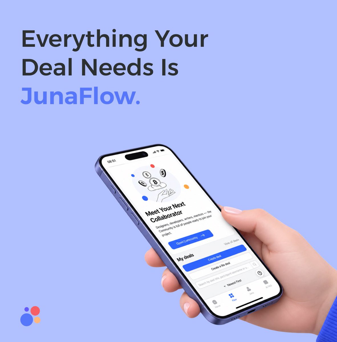 Juna_Ecosystem's tweet photo. Signing a contract is just the starting line.

What follows? payments, execution, verification, approvals is where deals often stall.

JunaFlow connects every step into one transparent flow, keeping stakeholders aligned from agreement to completion.

Less chasing. More getting things done.

#JunaFlow #Junaecosystem
