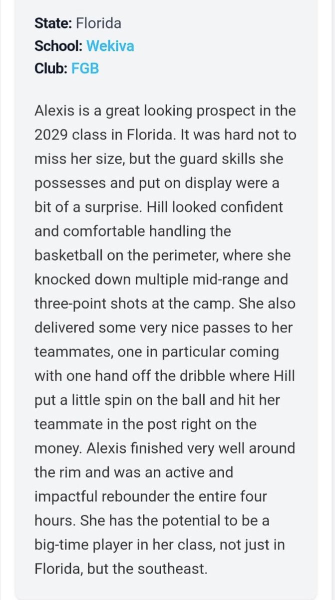 FeltonBiz's tweet photo. SEE👀 WHAT PEOPLE ARE SAYING

Read this article from @BatsonBBall of @PrepGirlsHoops of “Big-time player” Alexis Hill

#AlexisHill #theFAM #HESWAW https://t.co/rujfOjNuJ7