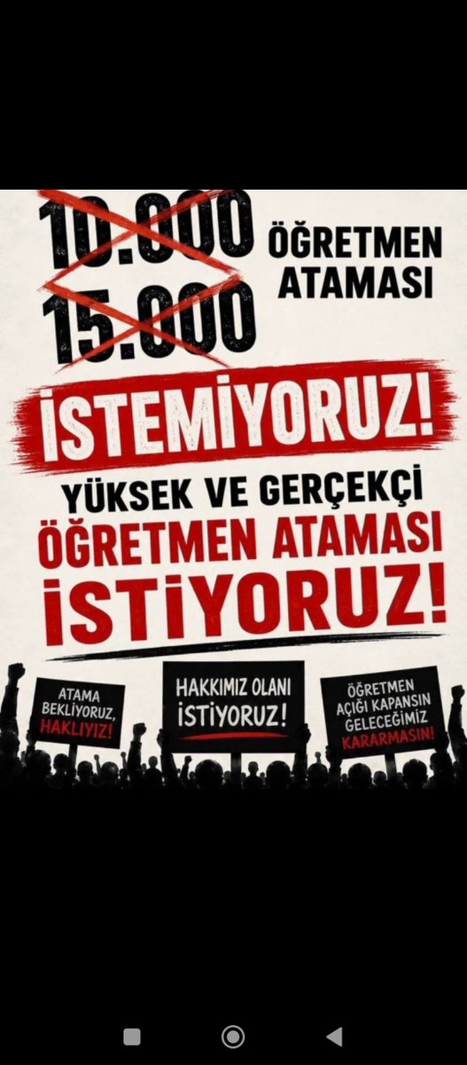 iremkkrgl's tweet photo. @ahmetlowsky Sn.Oktay Saral,“2026-2027 Eğitim-öğretim yılında ciddi bir öğretmen alımı olacaktır.”sözünüzün verdiği umutla büyük emekler vererek çalıştık.Şimdiyse umutların gerçeğe dönüşmesini istiyoruz.2026 AGS için 50 bin kontenjan müjdesini bekliyoruz. @oktay_saral #SnSaraldanAGSsözü50Bin https://t.co/nR0Y5ecslz