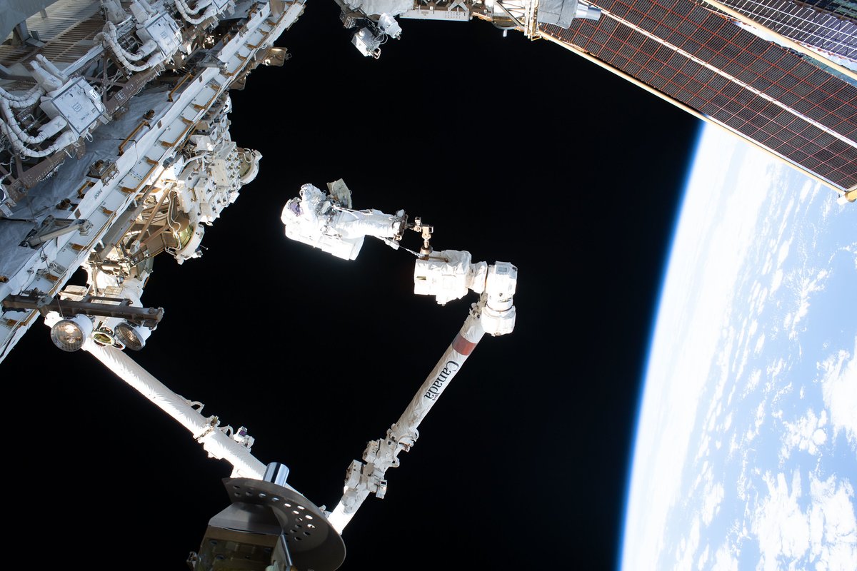 Space_Station's tweet photo. Expedition 75 relaxed the day after a completing a monthlong period of four spacewalks. @NASA’s @SpaceX Crew-13 mission now is targeted to launch no earlier than late September. A new target launch date will be shared once confirmed. More... https://t.co/LeLmWKcc2O https://t.co/IZ0cEux0kd