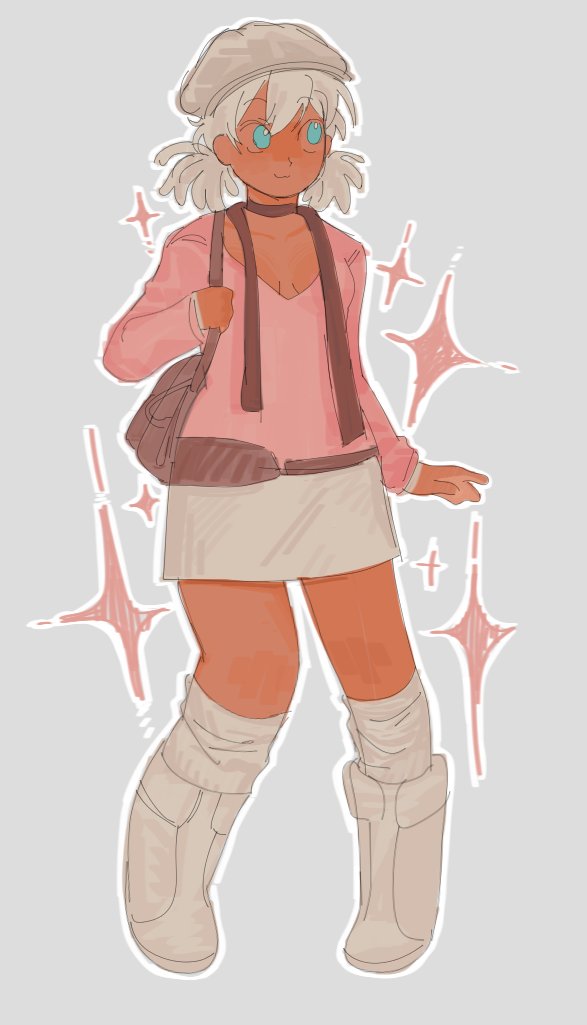 Caolvchong149's tweet photo. 角色是我的 #OC! 服装与动作全部来自于ins: alexamane https://t.co/4rYsBEyndD