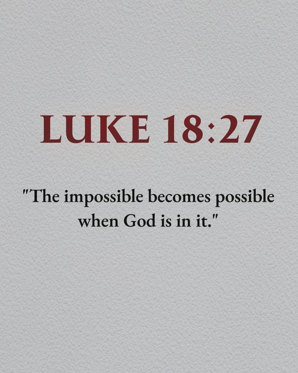 thompsonb2569's tweet photo. - Luke 18:27 https://t.co/0rbooDD7rH