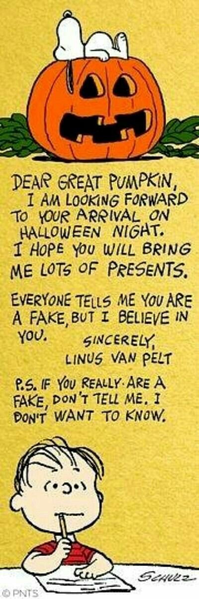 RomneyWordworth's tweet photo. Sincerely, 
Linus Van Pelt

(1 of 2) https://t.co/qOgrUiDCJm