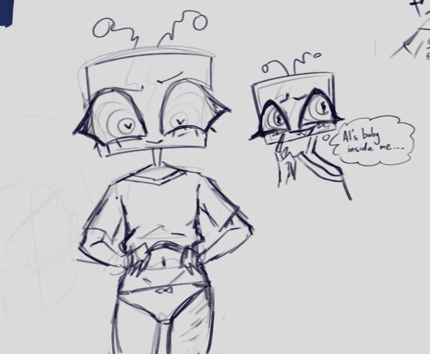 guccivox's tweet photo. #pregvoxweek2026 day 1 doodles https://t.co/hg6P0kAYdQ