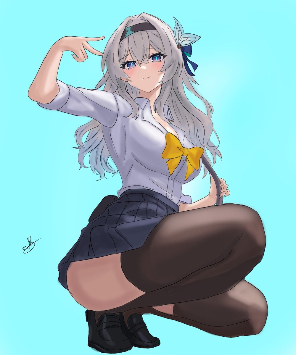 batzsumi's tweet photo. Firefly 🩵
#FireflyHSR #HSRFanart #Firefly #崩壊スターレール https://t.co/aDVAFjzjN8