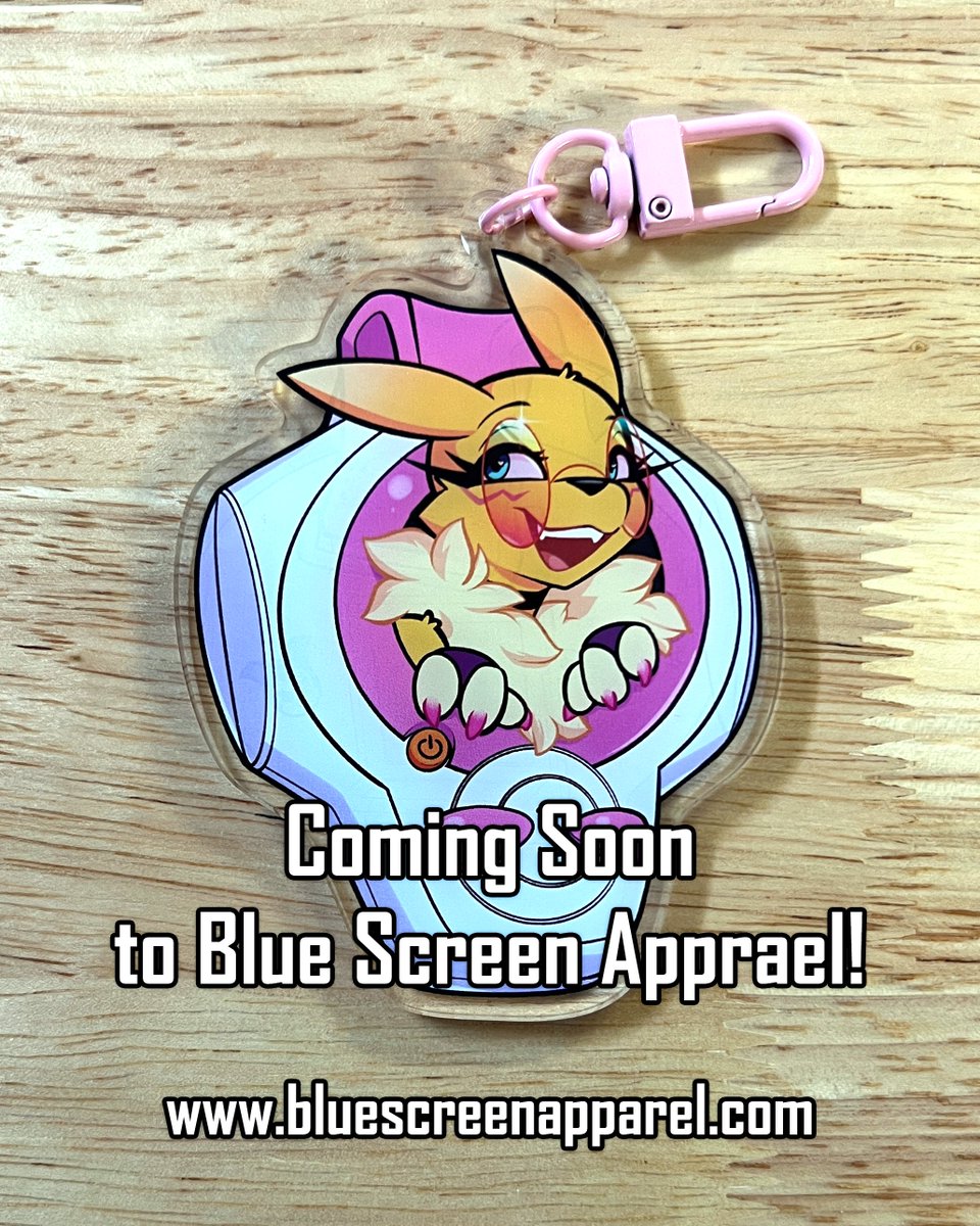 BlueScreenApp's tweet photo. Digi's going portable!

All new Digi Digivice keychain and matching stickers will be available soon, take a little piece of Digi with you wherever you go ♥️

Stay tuned to know when they're stocked! https://t.co/FIFcGVIuNU