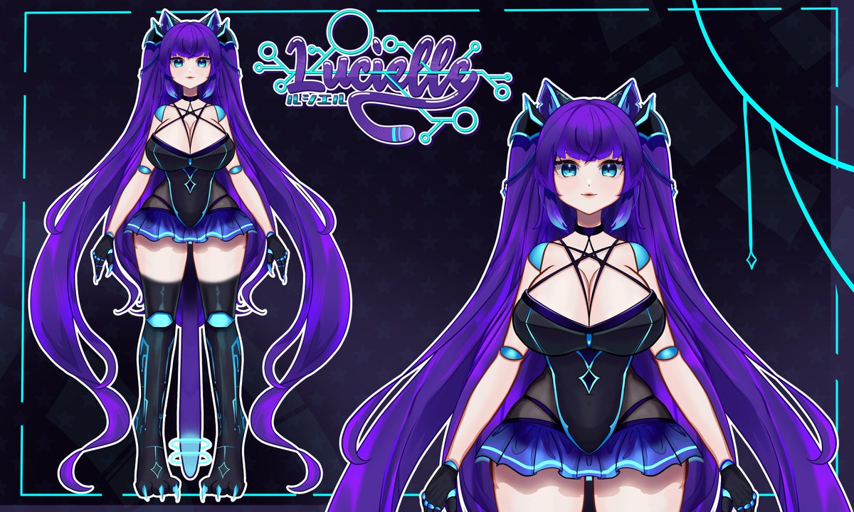 SakuraHanakiVT's tweet photo. Selling vtuber bundle or trade 
Android cat Lucielle
Price $1k via paypal 
Comes With: 
1 fully rigged model 
Arts 
banners
panels 
emotes 
ref sheet 
and so much more
Rig showcase linked
sent thru gdrive 
optional vsona and toyhouse 
dm or comment
https://t.co/gbIEGyM5Li https://t.co/sykOej89qC