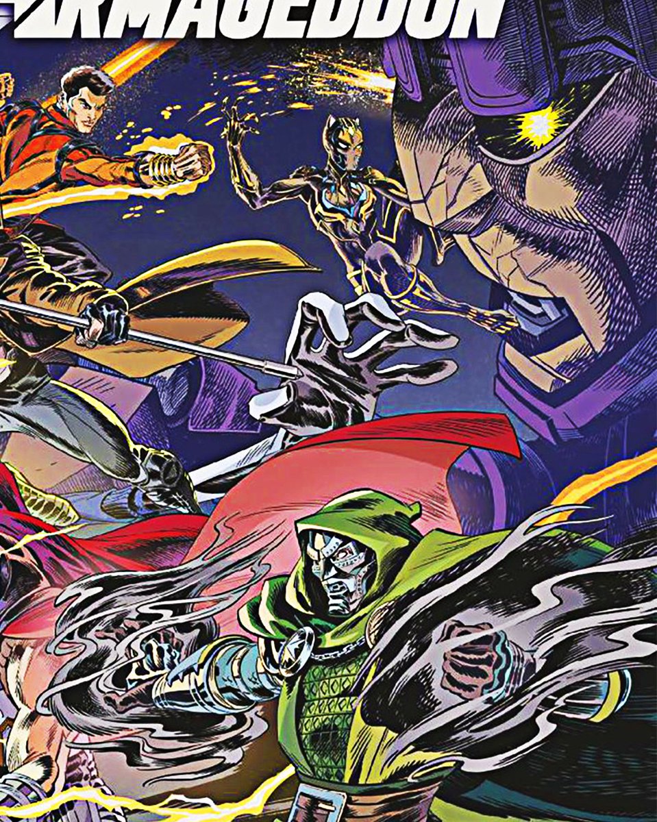 MarvelSpoiler's tweet photo. Nueva portada de Avengers Doomsday que es un cubierta para un nuevo nuevo de comic de Avengers Armageddon. https://t.co/6jsX98OKmW