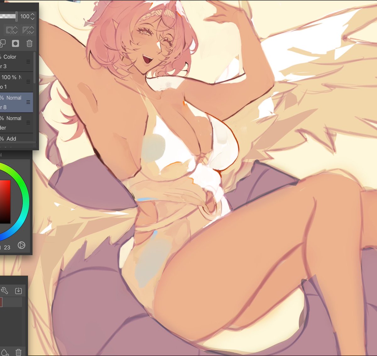 shiinaszn's tweet photo. remi wip that I’m not finishing lolz #zzzero https://t.co/teJ0SNlnQW