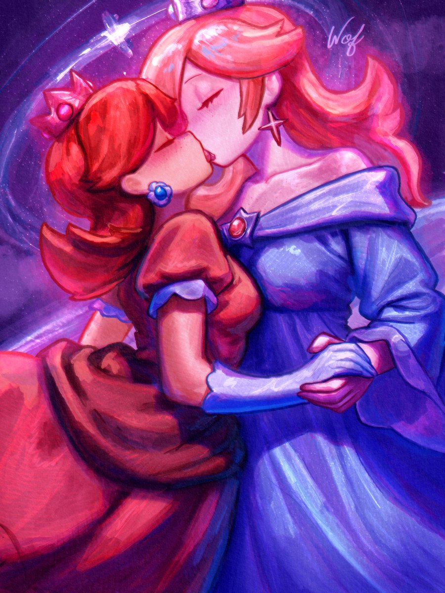 Wofdraw's tweet photo. Daisy and Rosalina ! https://t.co/SPcCyYGbzt