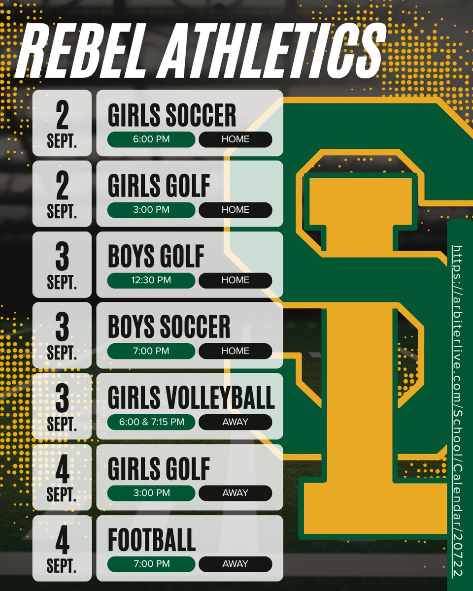 SetonLaSalle's tweet photo. Come cheer on the Rebels at one of our upcoming games! Check out our new athletics schedule here: https://t.co/N3FY3AM8NJ https://t.co/BFKNpm5qgo
