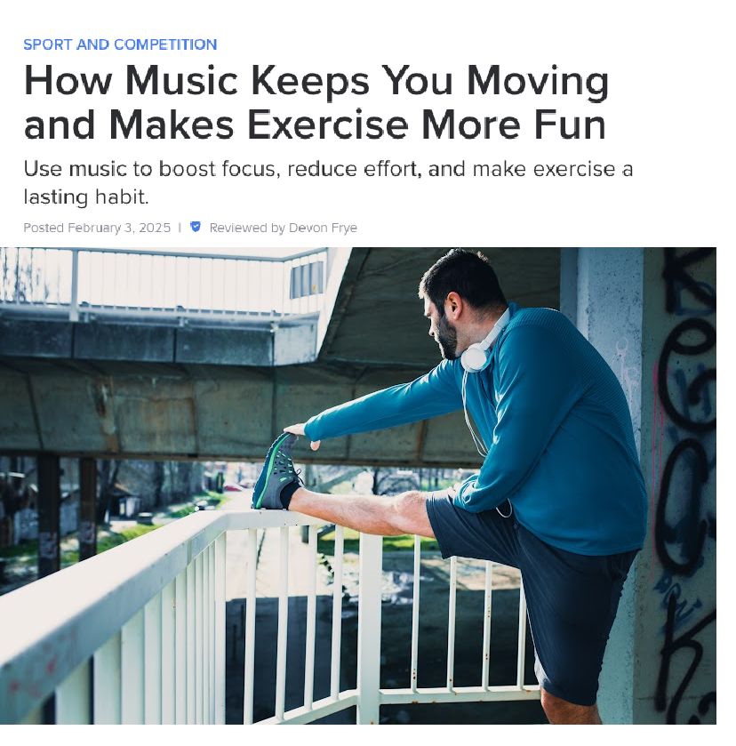 DrWayneAndersen's tweet photo. Research shows that listening to music during your workout can keep you going back for more. What’s on your workout playlist? https://t.co/YA9PLmX9lb #habitsofhealth https://t.co/2OiEnAt2zg