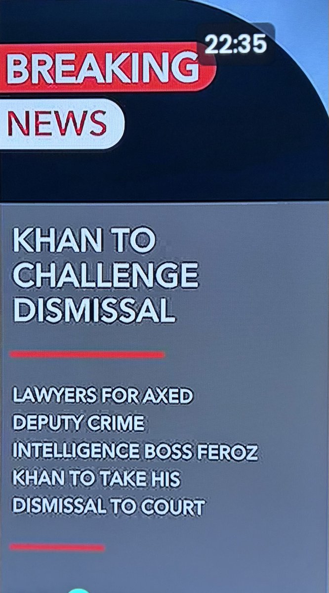 tebogokhaas's tweet photo. For months, Feroz Khan has apparently been unable to furnish the Madlanga Commission with a statement. 

Yet, within a day of learning of his dismissal, he has already managed to instruct his lawyers to rush to court to have it reversed.

Remarkable what a little urgency can do for one’s ability to give instructions. 🤔