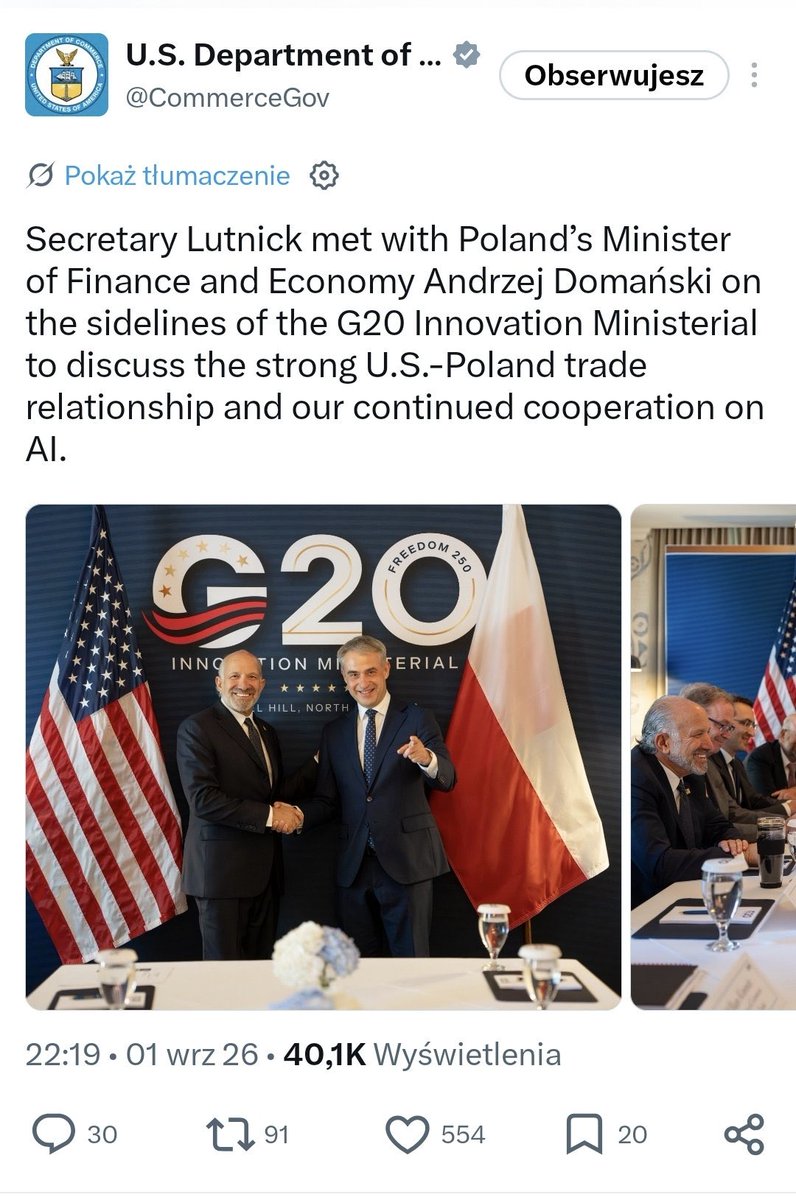 marcin_przydacz's tweet photo. Placówka w Waszyngtonie pod wodzą swojego kierownika działa jak na tym obrazku. 👇

Jak można dopuścić do sytuacji, że wicepremier polskiego rządu podpisywany jest imieniem innego człowieka? No chyba, że na zdjęciu jest rzeczywiście min. Domański.

Czy to, że polscy ministrowie mylą się Amerykanom świadczy o ich dobrych i intensywnych relacjach czy też wręcz przeciwnie? 

#profesjonalizm
#kadrySikorskiego