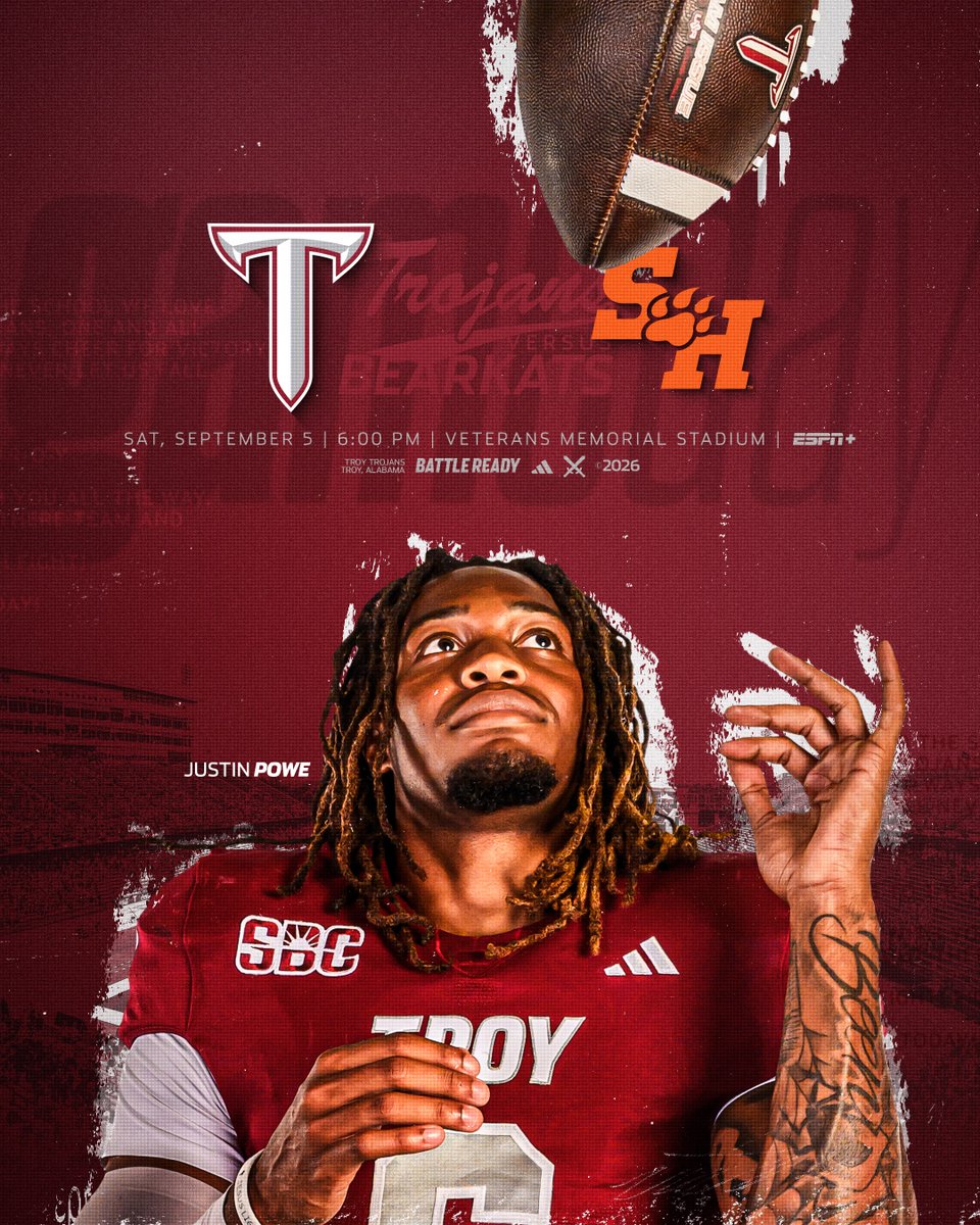 TroyTrojansFB's tweet photo. GET UP TROJANS ... IT'S GAMEDAY‼️ https://t.co/HZGLcOocek