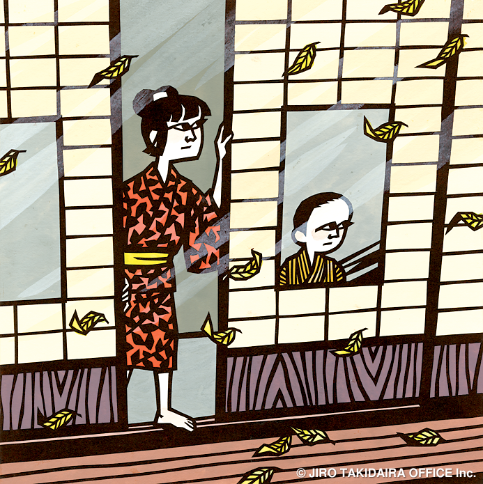 takidaira's tweet photo. a206

風の音 ＜Kaze no Oto (Voice of the Wind)＞ 1974年 きりえ／和紙・洋紙、墨・水彩 24.5×24.5cm
#JiroTakidaira #滝平二郎 https://t.co/dK0hCE3668