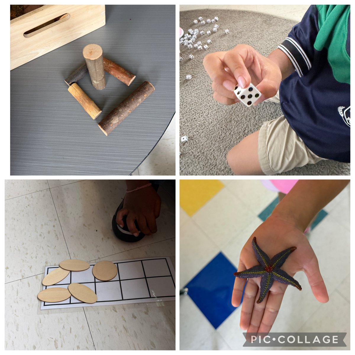 MsRyan6's tweet photo. Today we collaborated with Ms. Egan’s class for our first Flyleaf lesson! We explored the number 5 by showing what we know in a variety of ways, and discovered early signs of fall during our outdoor Science exploration. 🍁🍂@StIsabelOCSB https://t.co/UnMy0UtokM