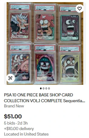 Peak Hobby в X: „This One Piece Base Shop Limited Card Collection
