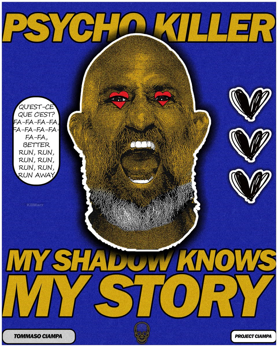 KBMarz's tweet photo. "My Shadow Knows My Story!"

A creation for @MrTommasoCiampa 🖤💙

@AEWonTV @AEW
#AEWDynamite https://t.co/6wIiGHH8RQ