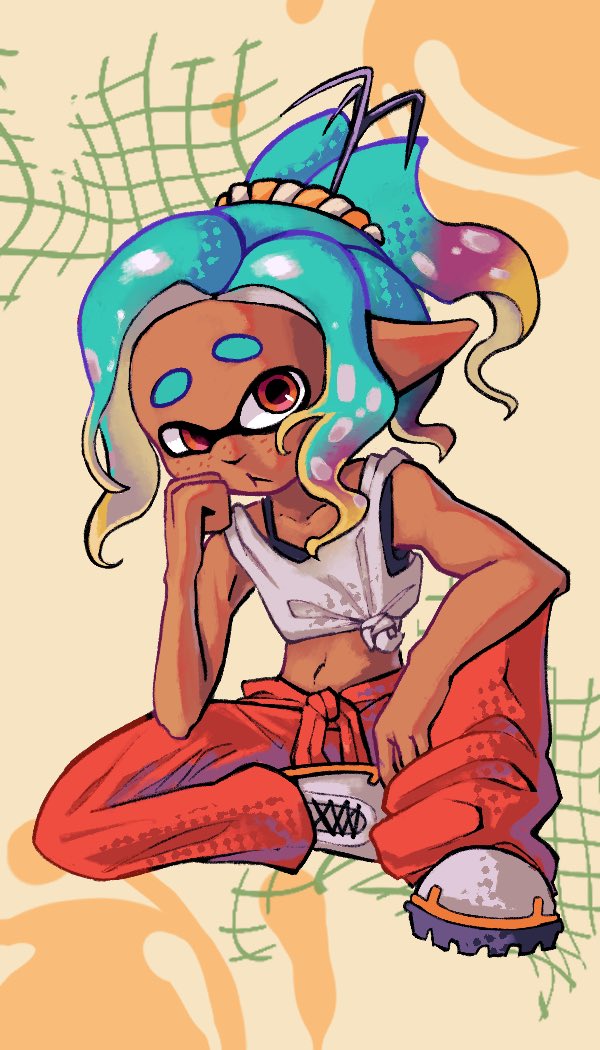 ramblinshrooms's tweet photo. splatoon protags #splatoonart https://t.co/y5HKdJBAq6