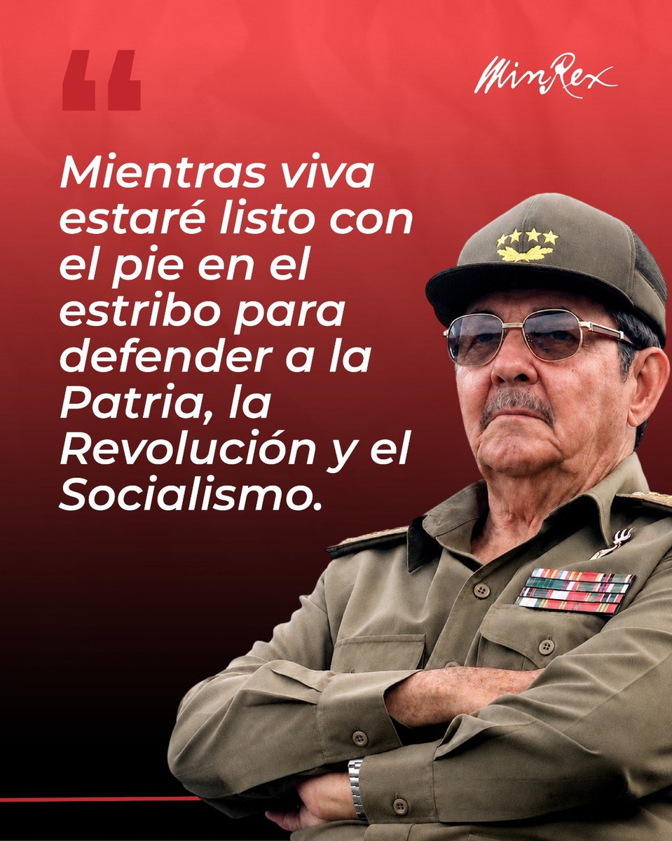 BrigadaEst25328's tweet photo. Una vida entera consagrada a Cuba, enfrentando cada desafío con firmeza y poniendo siempre el deber y la Patria por delante. ¡Honor a quien todo lo ha dado por la Patria!
Desde el Estado de Anzoátegui reafirmamos nuestro apoyo al líder de la Revolución Cubana. #RaulEsRaul https://t.co/RHtatfvlEj