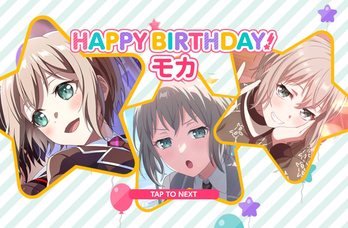 gh_gdb0469's tweet photo. おはようございます☁️
モカちゃんおめでとう🎉
#バンドリ #ガルパ https://t.co/TKAOjqd4FF