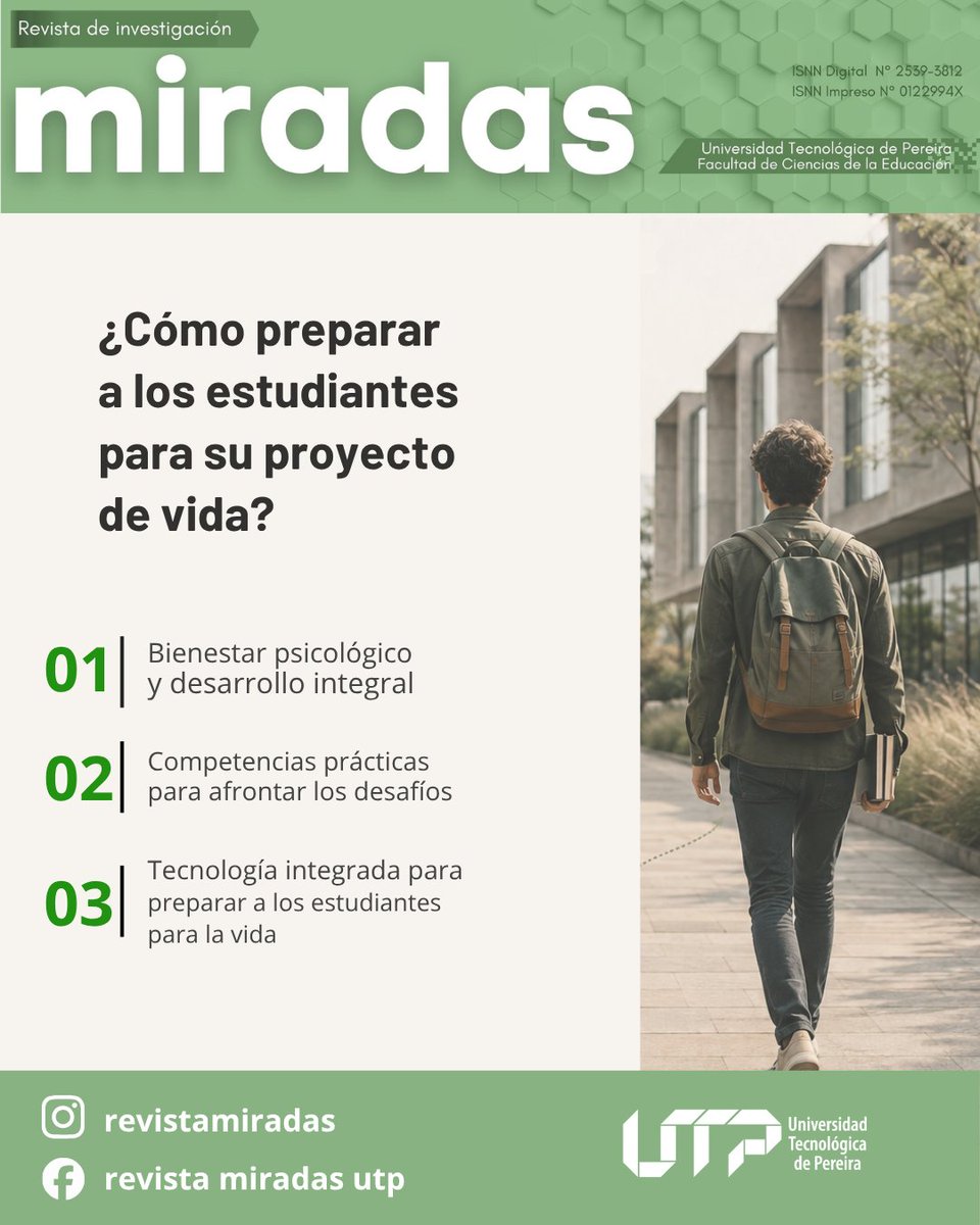 miradasutp's tweet photo. Cómo fortalecer los proyectos de vida en la educación superior? Conozca el rol clave de la atención psicopedagógica, el bienestar integral y la tecnología para preparar a los estudiantes ante el futuro.

Lea más aquí:https://t.co/DW7vd74ysR

#RevistaMiradas #Psicopedagogía https://t.co/utdxuBCffU