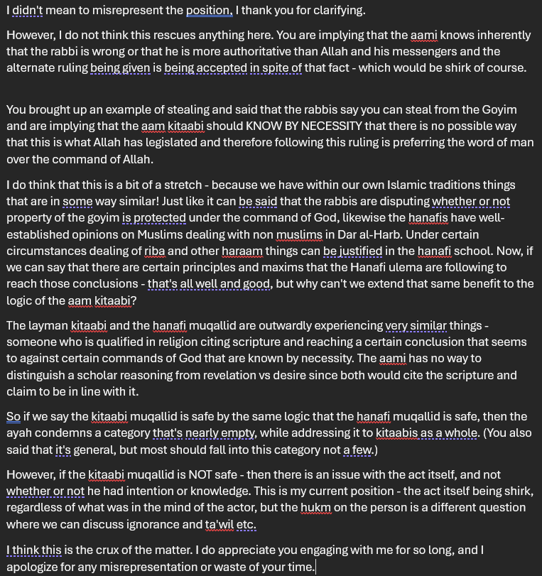 HanbaliBruv's tweet photo. @ZouhairsMurid Sorry - I don't have the premium, so I sent a screenshot from Word. I hope it is not too difficult to read, in shaa Allah. https://t.co/jtjrv1W9sO