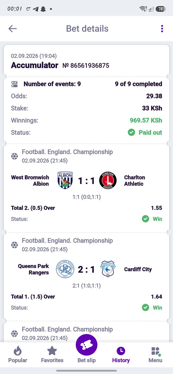leao_IX's tweet photo. BOOOOOOOMM💥💥🤑🤑🤑
WON✅️✅️✅️✅️✅️
Congratulations to those who played🥂✅️
#Helabet https://t.co/CiMXM0yLE0
