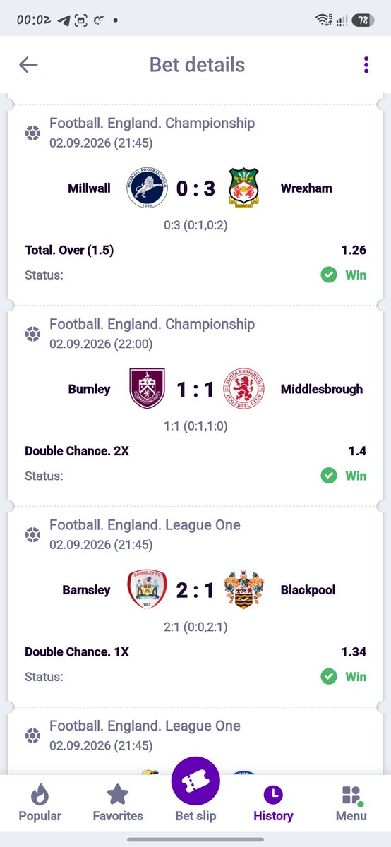 leao_IX's tweet photo. BOOOOOOOMM💥💥🤑🤑🤑
WON✅️✅️✅️✅️✅️
Congratulations to those who played🥂✅️
#Helabet https://t.co/CiMXM0yLE0