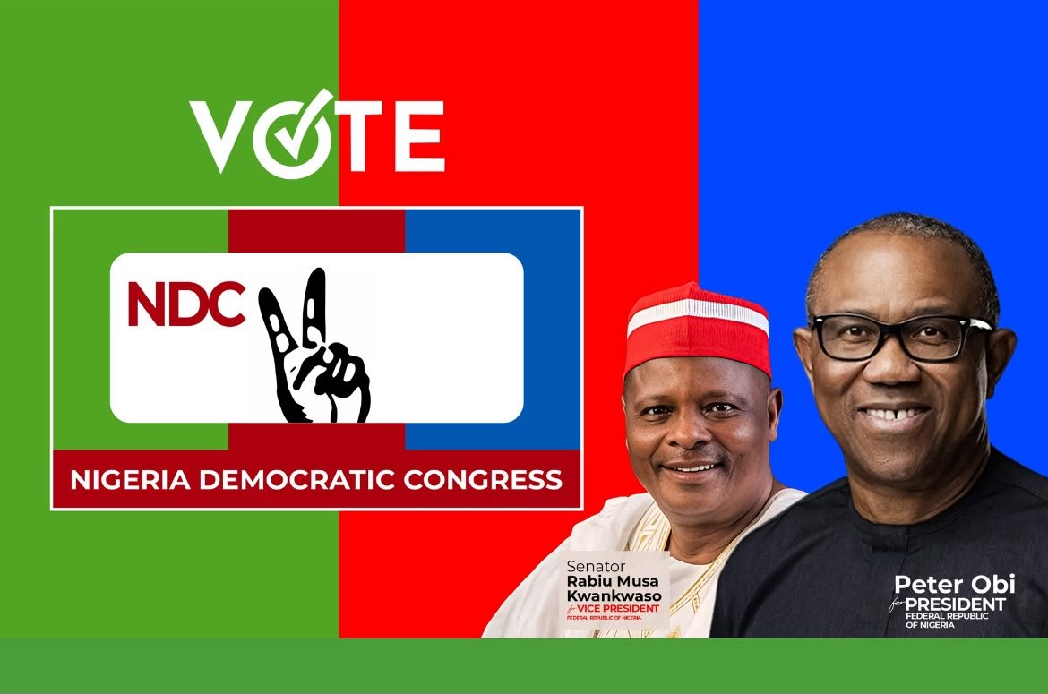 Mallam_jabeer's tweet photo. If you are truly OKfied, make sure you post this Logo on all your social media handles until your contacts, friends and followers know that NDC is that party that will make Nigeria OK. https://t.co/zUJoozPYpj