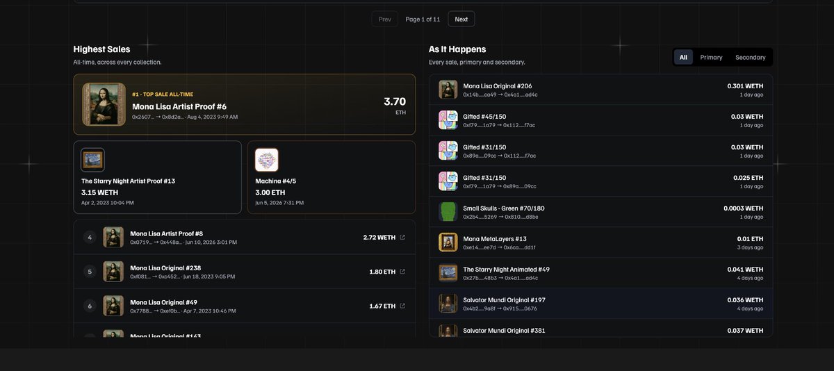 elmonx_official's tweet photo. The updated ElmonX Explorer is coming very soon, alongside Cupid. 

Easier discovery of secondary collections, live stats, recent sales, and much more. https://t.co/pDDpeORfnD