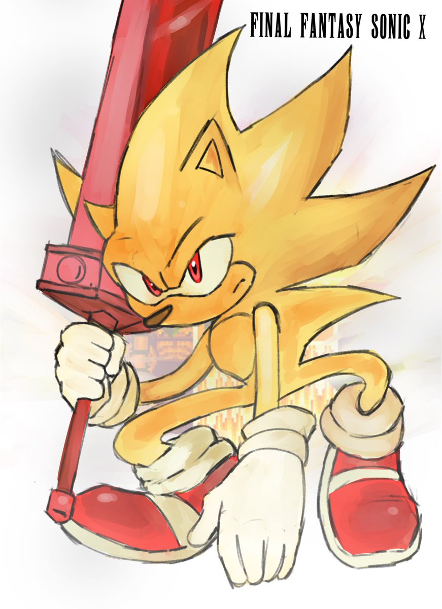 FLOWMXTION's tweet photo. final fantasy sonic x  is back bahy https://t.co/By5jMyn8j6