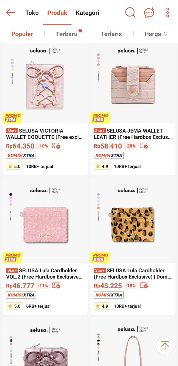 nonachisey's tweet photo. INI SALAH SIAPA??? 😭
awalnya cuma iseng kepo Selusa…
sekarang malah ada 3 barang di wishlist 💀🎀 https://t.co/zwiAVHiBUB