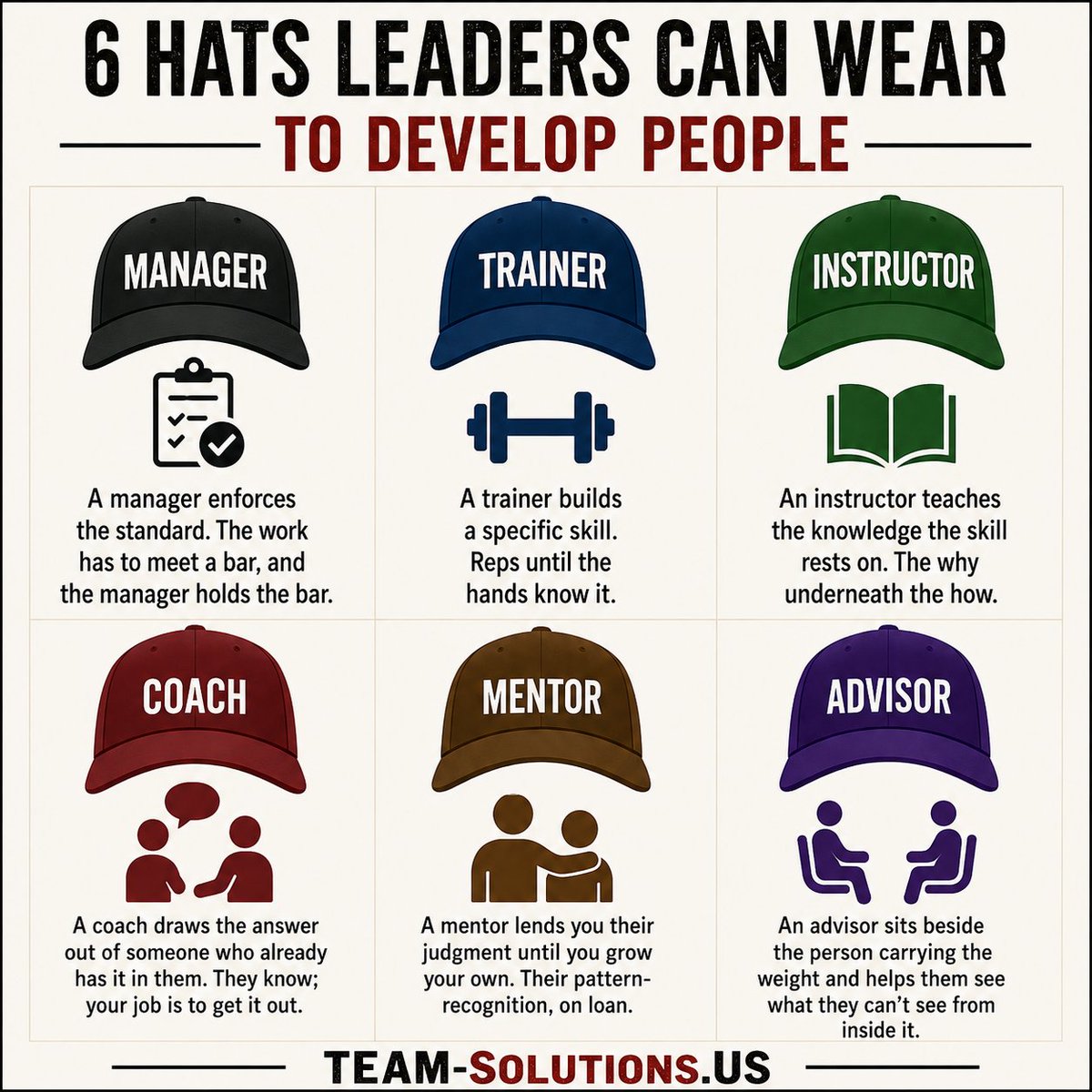 m2tx2's tweet photo. Six Hats Leaders Can Wear https://t.co/jJm4UBty1q