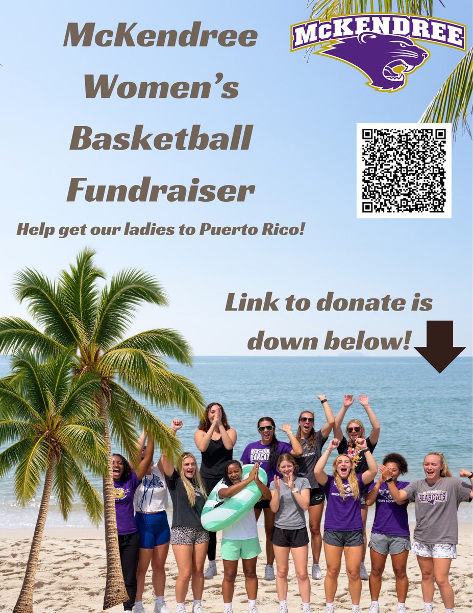 McKendreeWBB's tweet photo. We need your help Bearcat family!💜💛🐾

Link to donate here: https://t.co/FSUOK6SAb1 https://t.co/kDZG4nG8eG