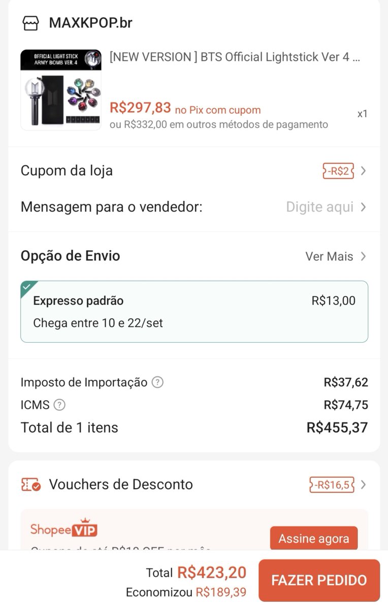 ayogukie's tweet photo. alguém sabe me dizer se essa army bomb é original???? nao vejo falar muito dessa loja 🥹🥹 https://t.co/qT5lBXnVYR