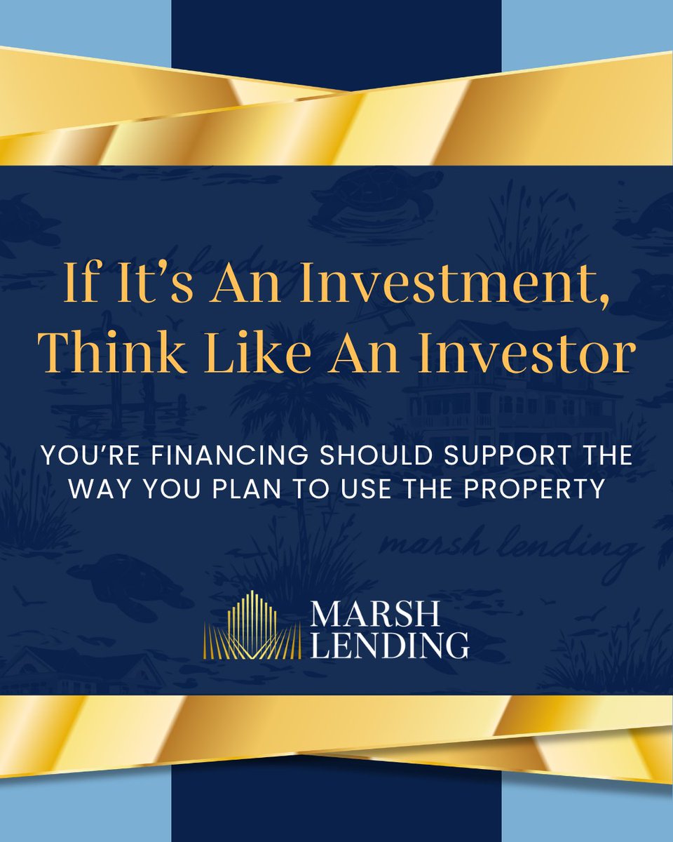 MarshLending's tweet photo. If it’s an investment, think like an investor. 📈

The lowest rate isn’t the only consideration.

Your loan structure, ownership, rental plans and long-term goals can all matter.

Ask: Does the financing support what I’m trying to accomplish?

#RealEstateInvesting #MarshLending https://t.co/DmgCzT8RXz