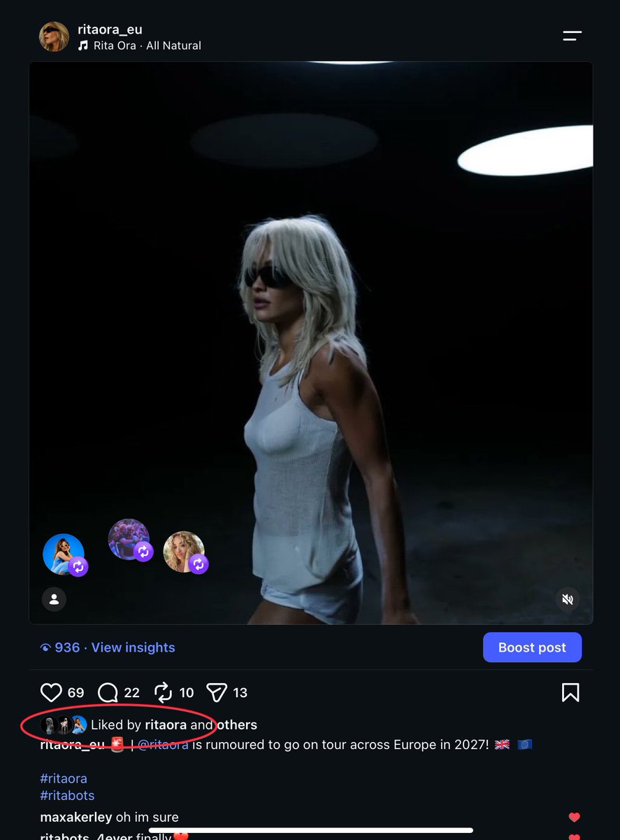 RitaOraEU's tweet photo. 🚨 | @RitaOra liked the post confirming the news! 🥳 https://t.co/oqd8NAoUx1