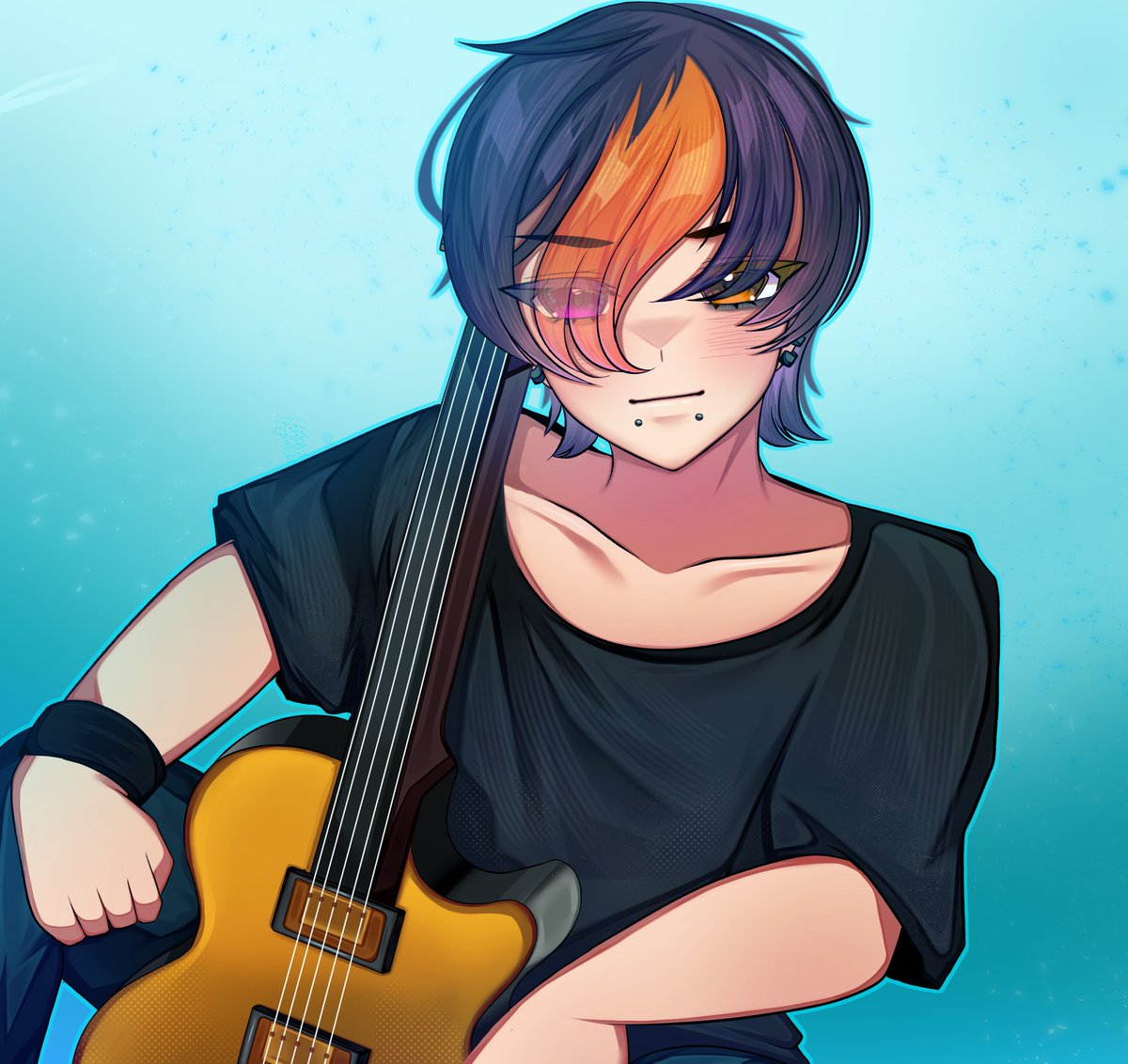 Katiiru's tweet photo. @sakarisama Hi, thank you very much for the opportunity. Here I leave a bit of my art, even though I am getting back into it again n.n https://t.co/iT74a5zju0