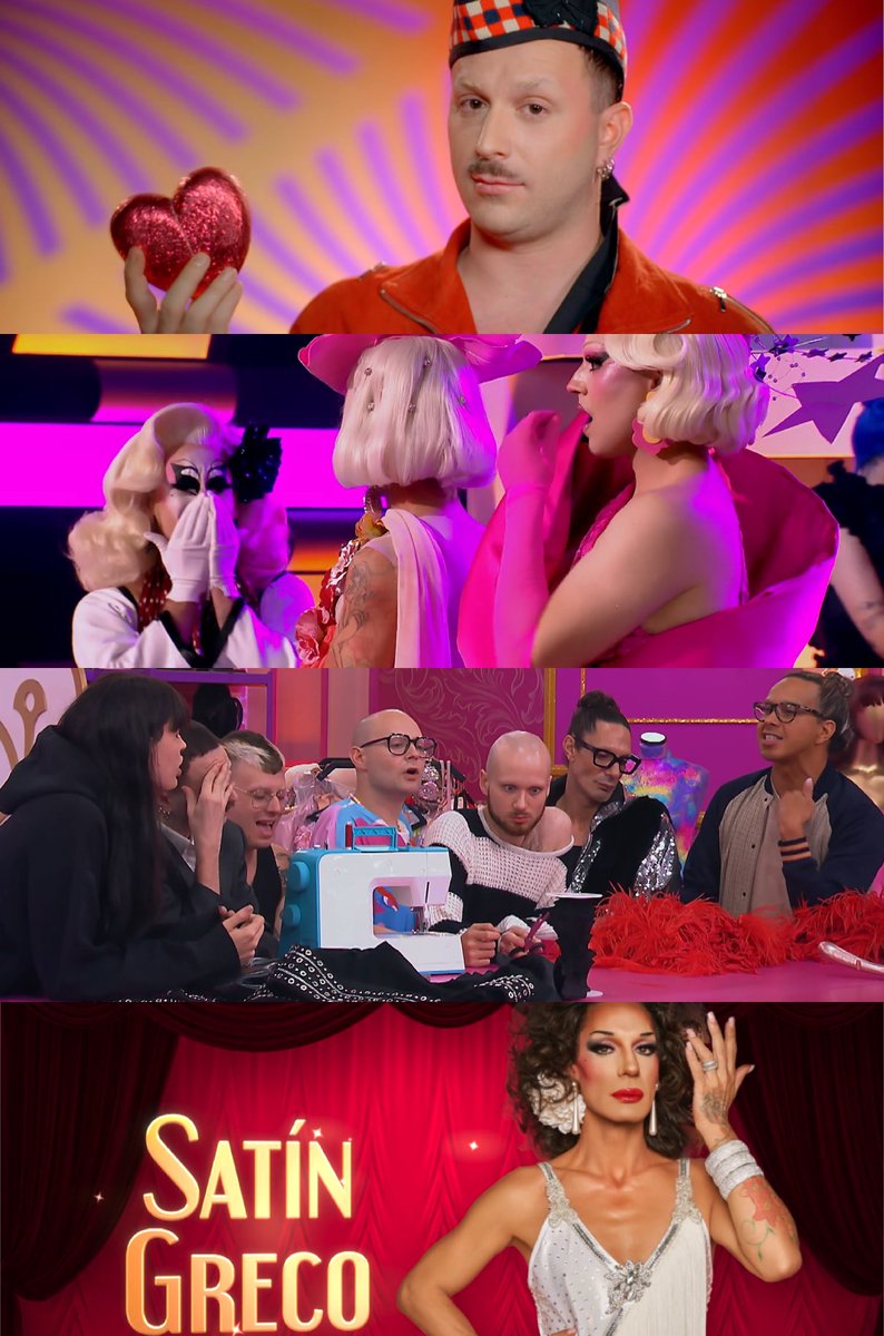Pleasantvi11e's tweet photo. Drag Race España 5 really gave us
1) A love-themed szn with a related twist
2) Perfect utilization of the twist
3) Drama that didn't drag
4) Satín's talent show
5) Denébola's runway package 
6) An all-time finale lipsync 
7) "I work 6 days a week in Barcelona"
8) NIX
#DragRaceES https://t.co/lIT9Mafiua