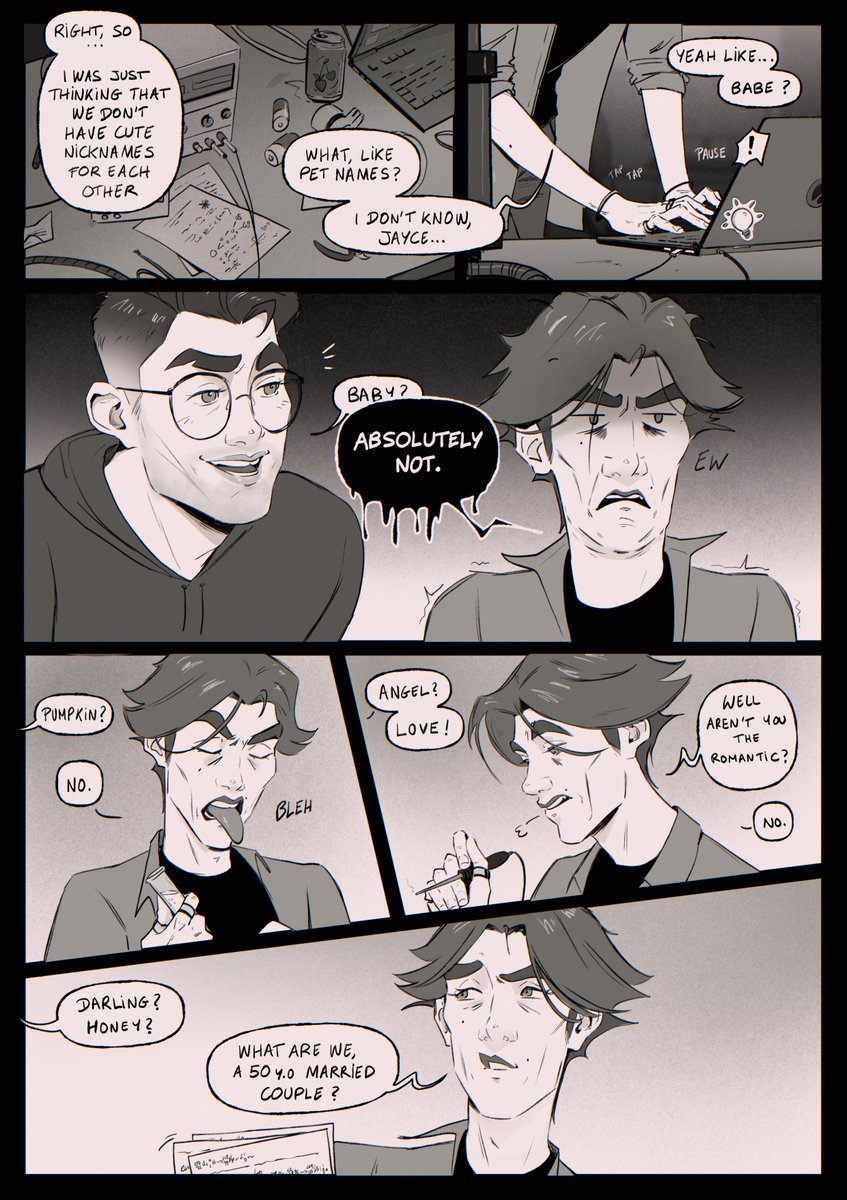 lussluss_art's tweet photo. Modern uni AU part 18/? - Fusion 🐈

Please excuse the bad science, I am terrible at maths and physics.
1/2 #jayvik https://t.co/UlmDxQ57VC