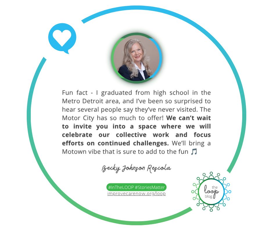 ImproveCareNow's tweet photo. Our Executive Director wrote about her excitement for our upcoming Community Conference in Detroit MI and all the Motor City & ICN have to offer - get #InTheLOOP 💫 https://t.co/ZGSeZB4FMr #ICNCC26F #StoriesMatter https://t.co/oiEbsSaLXZ