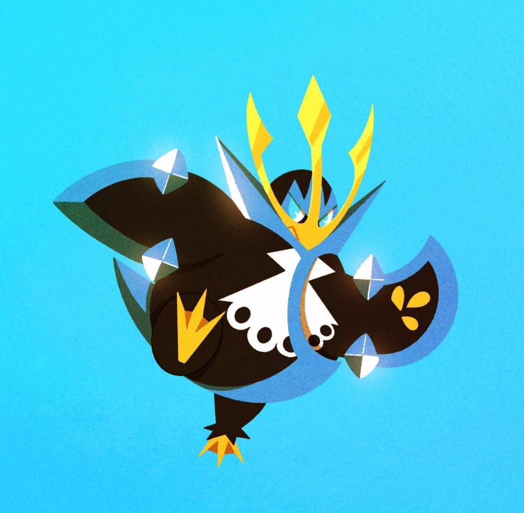Julesdrawz's tweet photo. Empoleon 🐧👑 https://t.co/oA1IpFgPAt