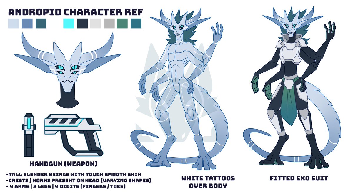 CoolKoinu's tweet photo. ☄️ZOR TT RPG TEASER - ANDROPID☄️
Concept art for 1 of 6 playable lifeforms we've made for our game series!

💫 CLICK HERE FOR MORE INFO! 💫
https://t.co/EFNI9IGjkD https://t.co/aAlG5VZl8K
